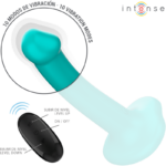 Katie Vibratore Con Ventosa 10 Vibrazioni Telecomando Blu - Intense - immagine 3