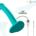 Katie Vibratore Con Ventosa 10 Vibrazioni Telecomando Blu - Intense - immagine 6