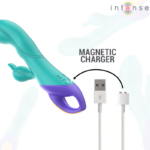 Fred Vibratore Rabbit Blu - Intense - immagine 5