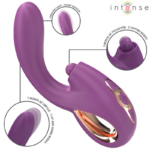 Lali Vibratore Multifunzione Punto G Tapping & Thrust & Vibration Viola - Intense