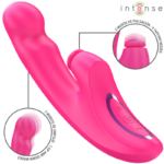 Vibratore Emi 13,5 Cm Multifunzione 3 In 1 10 Vibrazioni Rosa - Intense