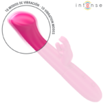 Julieta Vibratore Coniglio 18,6 Cm 10 Vibrazioni Rosa - Intense - immagine 3