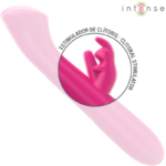 Julieta Vibratore Coniglio 18,6 Cm 10 Vibrazioni Rosa - Intense - immagine 5