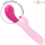 Vibratore Amara Con Lingua Stimolante 10 Vibrazioni Rosa - Intense - immagine 3