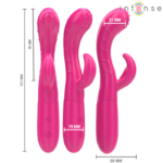 Vibratore Amara Con Lingua Stimolante 10 Vibrazioni Rosa - Intense - immagine 2