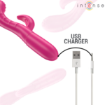 Vibratore Amara Con Lingua Stimolante 10 Vibrazioni Rosa - Intense - immagine 6