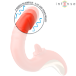 Paulina Vibratore E Stimolatore A Forma Di U Rosso - Intense - immagine 4