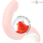 Paulina Vibratore E Stimolatore A Forma Di U Rosso - Intense - immagine 6