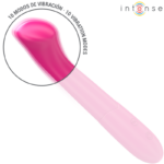 Paty Vibratore 19 Cm Flessibile 10 Vibrazioni Modello 2 Rosa - Intense - immagine 3