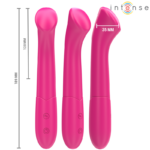 Paty Vibratore 19 Cm Flessibile 10 Vibrazioni Modello 2 Rosa - Intense - immagine 2