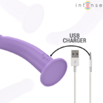 Vibratore Eddie 17,5 Cm 10 Vibrazioni Viola Telecomando - Intense - immagine 6
