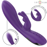 Vibratore Randall Rabbit 10 Vibrazioni Viola - Intense
