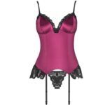 Agrafena Cf 90436 Corsetto + Perizoma Bordeaux S/M - Livco Corsetti Fashion - immagine 4