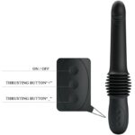 Vibratore Pazuzu 3 Modalit? Di Spinta Nero - Pretty Love - immagine 5