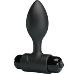 Vibra Butt 10 Vibrazioni Plug Anale Nero - Pretty Love