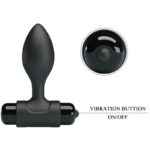 Vibra Butt 10 Vibrazioni Plug Anale Nero - Pretty Love - immagine 5