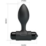 Vibra Butt 10 Vibrazioni Plug Anale Nero - Pretty Love - immagine 7