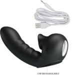 Hobgoblin Custodia Per Dita Vibrante 12 Vibrazioni + Stimolatore Clitoride Nero - Pretty Love - immagine 6