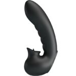 Hobgoblin Custodia Per Dita Vibrante 12 Vibrazioni + Stimolatore Clitoride Nero - Pretty Love - immagine 2