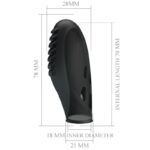 Vibratore Da Dito In Silicone Gilo Nero - Pretty Love - immagine 6