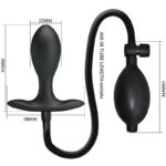Plug Anale Gonfiabile Nero - Pretty Love - immagine 6