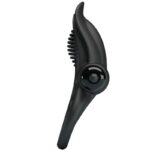 Doppio Anello Vibrante + Stimolatore Clitorideo 10 Vibrazioni Nero - Pretty Love - immagine 2