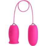 Ovulo Vibrante A Forma Di Margherita + Lingua Stimolante Per Il Clitoride Rosa - Pretty Love