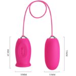 Ovulo Vibrante A Forma Di Margherita + Lingua Stimolante Per Il Clitoride Rosa - Pretty Love - immagine 5