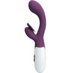 Butterfly Kiss Vibratore Rabbit E Stimolatore Punto G Viola - Pretty Love - immagine 2