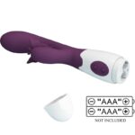 Butterfly Kiss Vibratore Rabbit E Stimolatore Punto G Viola - Pretty Love - immagine 5