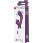 Butterfly Kiss Vibratore Rabbit E Stimolatore Punto G Viola - Pretty Love - immagine 6