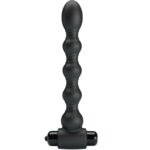 Lynn Silicone Anal Plug 10 Vibrazioni Nero - Pretty Love