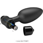 Vibra Butt Plug 2 Plug Anale 10 Vibrazioni Nero - Pretty Love - immagine 5