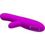 Angelique Vibratore Multifunzione + Stimolatore Clitoride Viola - Pretty Love - immagine 2