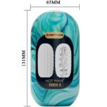 Masturbatore Maschile In Silicone Hot Wave Bianco - Pretty Love - immagine 3