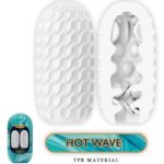 Masturbatore Maschile In Silicone Hot Wave Bianco - Pretty Love - immagine 2