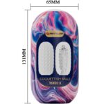 Coquetish Balls Silicone Masturbatore Maschile Bianco - Pretty Love - immagine 3