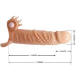 Connor Guaina Per Pene + Stimolatore Per Clitoride Flesh - Pretty Love - immagine 6