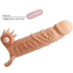 Connor Guaina Per Pene + Stimolatore Per Clitoride Flesh - Pretty Love - immagine 5