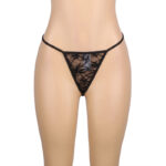 954185 Babydoll In Pizzo Con Spalline Regolabili Nero S/M - Subblime - immagine 6