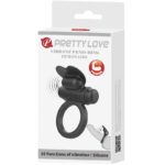 Debonaire Anello Vibrante Coniglio 10 Vibrazioni Nero - Pretty Love - immagine 7
