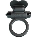 Debonaire Anello Vibrante Coniglio 10 Vibrazioni Nero - Pretty Love