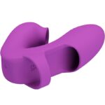 Vibratore Da Dita Athena Con Stimolatore Clitorideo Viola - Pretty Love - immagine 3
