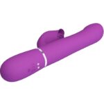 Vibratore E Stimolatore Multifunzione 4 In 1 Viola - Pretty Love - immagine 3