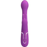 Dejon 3 In 1 Multifunzione Vibratore Coniglio Viola - Pretty Love - immagine 2
