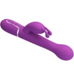 Dejon 3 In 1 Multifunzione Vibratore Coniglio Viola - Pretty Love - immagine 4