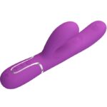 Perlita 3 In 1 Vibratore Multifunzione Coniglio Viola - Pretty Love - immagine 3