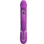 Kampas 3 In 1 Multifunzione Vibratore Coniglio Viola - Pretty Love - immagine 2