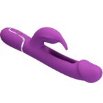 Kampas 3 In 1 Multifunzione Vibratore Coniglio Viola - Pretty Love - immagine 4