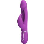 Kampas 3 In 1 Multifunzione Vibratore Coniglio Viola - Pretty Love